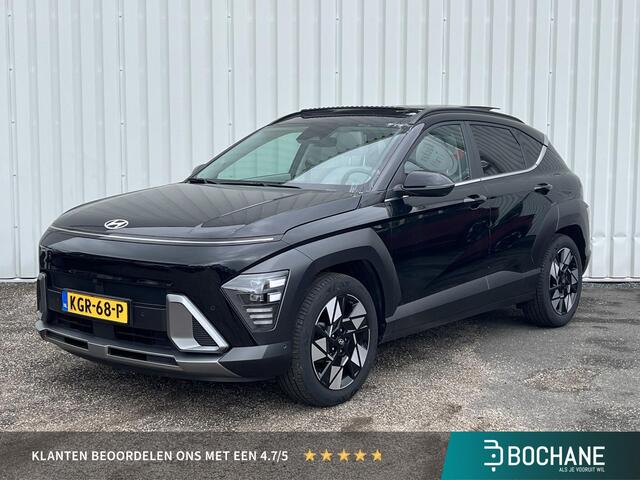 Hyundai Kona 1.6 GDI HEV Premium Sky | Schuif-kanteldak | Leder | 360 Graden Camera | Stoelverwarming en Stoelkoeling | Cruise Control Adaptief
