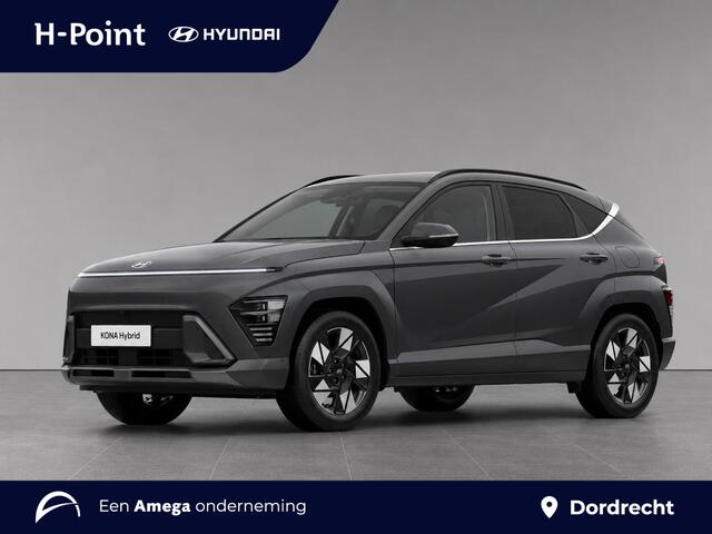 Hyundai Kona 1.6 GDI HEV Premium | LEDER | ADAPTIVE CRUISE | 360° CAMERA | ELEKTR. ACHTERKLEP | BLIND SPOT CAMERA |