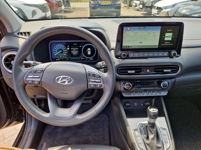 Hyundai Kona 1.6 GDI HEV Premium | All-in prijs | Automaat | Android auto/apple carplay | leder bekleding