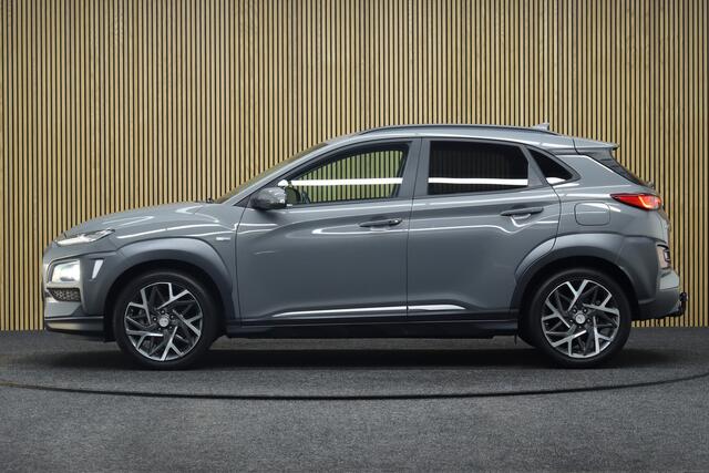Hyundai Kona 1.6 GDI HEV Premium | Trekhaak | Adaptive-cruise | Camera | Stoelventilatie | Stoel & Stuurverwarming | Parkeersensoren V+A | Navigatie | Apple Carplay & Android Auto | Leder | Keyless | Dodehoekdetectie