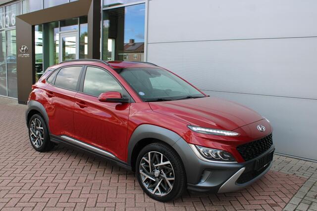 Hyundai Kona 1.6 GDI HEV 141pk Fashion Hybrid Automaat Airco Navi Camera Carplay Super compleet