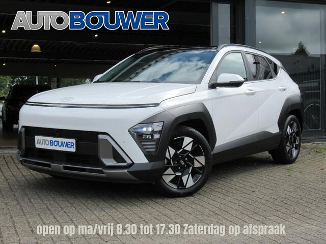 Hyundai Kona 1.6 GDI HEV Premium Sky 1e eigen | luxste uitv ! full options! | Leder | schuifdak | keyless