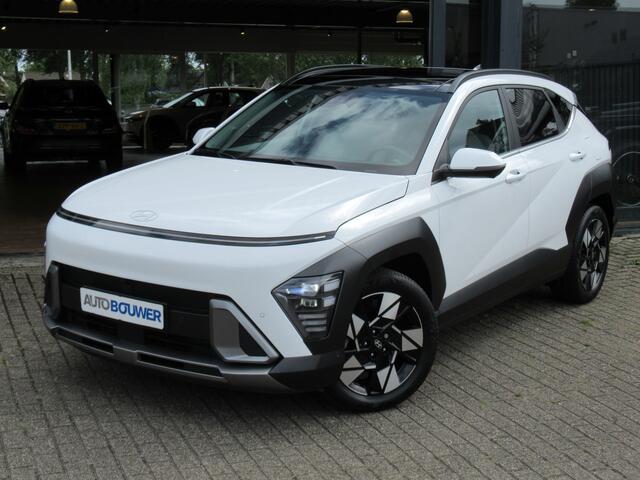 Hyundai Kona 1.6 GDI HEV Premium Sky 1e eigen | luxste uitv ! full options! | Leder | schuifdak | keyless