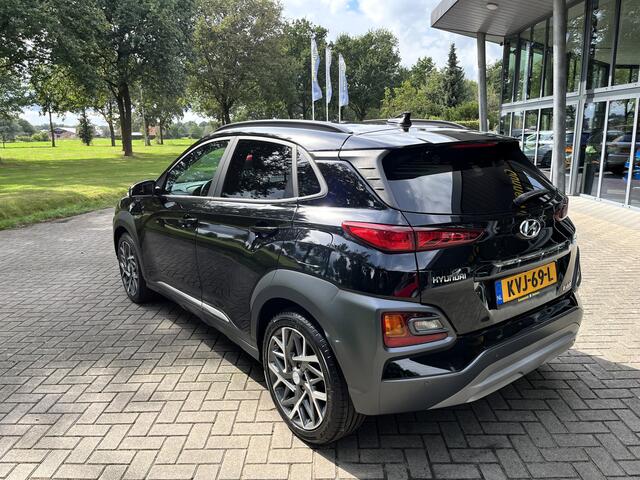Hyundai Kona 1.6 GDI HEV Premium | ACC | CAM | CARPLAY | CLIMA | LED | NAVI | SCHUIF/KANTELDAK | STUUR/STOELVERW. | TREKHAAK