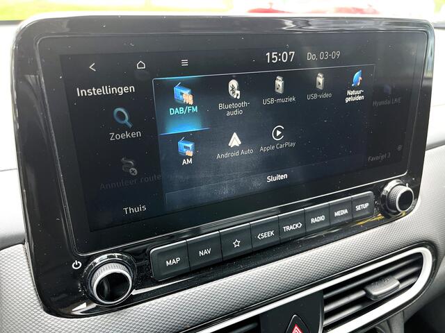 Hyundai Kona 1.6 GDI HEV Premium | ACC | CAM | CARPLAY | CLIMA | LED | NAVI | SCHUIF/KANTELDAK | STUUR/STOELVERW. | TREKHAAK