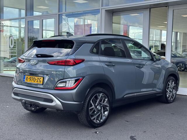 Hyundai Kona 1.6 GDI HEV Premium Sky Trekhaak | Lederen bekleding | Stoelverwarming | Stoelventilatie | Head-up display
