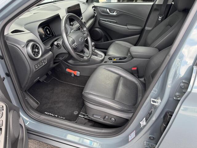 Hyundai Kona 1.6 GDI HEV Premium Sky Trekhaak | Lederen bekleding | Stoelverwarming | Stoelventilatie | Head-up display