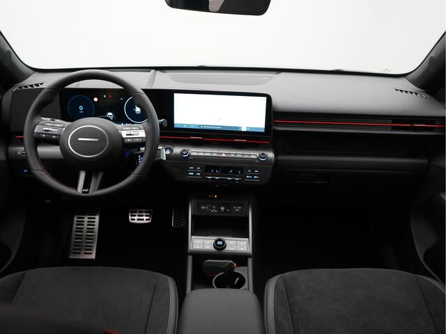 Hyundai Kona Electric N Line 64.8 kWh Volledig Elektrisch met Navigatie, Lederen bekleding en Stoelverwarming Uit voorraad leverbaar!