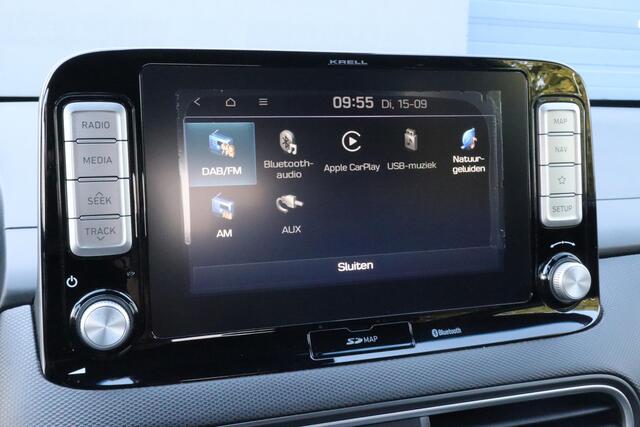 Hyundai Kona EV Premium 64 kWh | SOH 90,7% | Stoelverwarming-ventilatie | Trekhaak | Head-up display | Camera