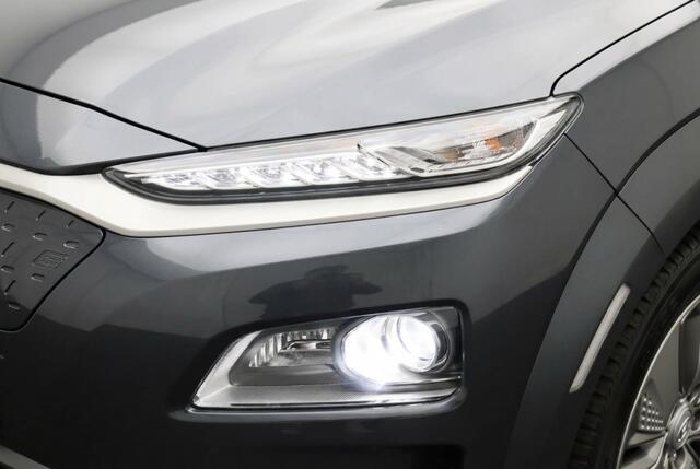 Hyundai Kona EV Premium 64 kWh 100% SOH Origineel NL | Leder | Stoelventilatie | HUD | Carplay