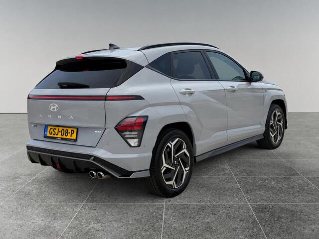 Hyundai Kona N Line Sky 1.6 GDI HEV 140pk | SCHUIF/KANTELDAK | ALCANTARA | 360° CAMERA | BLIND SPOT VIEUW | MEMORY | STOELVERW. | STOELVENTILATIE |