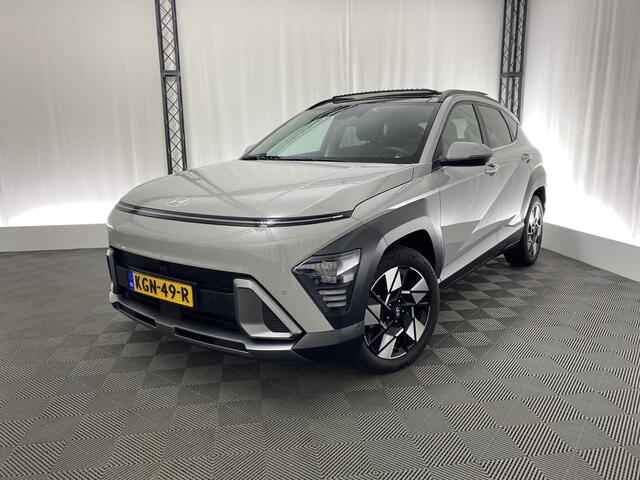 Hyundai Kona 1.6 GDI HEV Premium Sky | Pano dak | Leer | Apple carplay | Stoelverwarming en koeling | Adap cruise