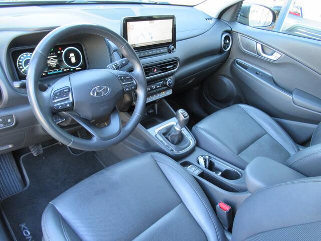 Hyundai Kona 1.0 T-GDI Premium 1e eigen | dealer onderh | full options! leder | navi | elektr.stoelen