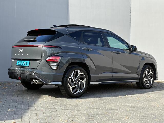 Hyundai Kona 1.6 GDI HEV N Line Sky / TAXI / Blauw Kenteken / Dealer onderhouden / Achteruitrijcamera / Navigatiesysteem / Adaptive cruise control / Stoel-/Stuurwielverwarming / Schuif/open dak / Apple CarPlay/Android Auto / – foto 3