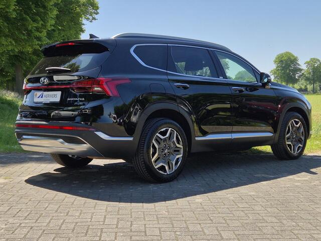 Hyundai SANTA FE 1.6 T-GDI PHEV Plug-in Premium Automaat / Apple Carplay Android Auto / Elektrische achterklep / Rondomzicht camera / Stuur- en Stoelverwarming / Adaptief CC / Stoelventilatie voor / Achterbank verwarming /