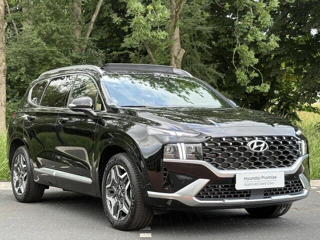 Hyundai SANTA FE 1.6 T-GDI PHEV 265PK Premium Sky 7p. | Lederen bekleding | Schuifkanteldak | Stoelverwarming voor & achter | Vierwielaandrijving | 7-persoons |