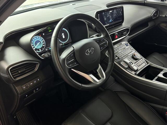 Hyundai SANTA FE 1.6 T-GDI PHEV PREMIUM 7P AWD LEER ELEK.KLEP CAMERA NAVI STOEL/STUUR VERW. PLUG IN HYBRID