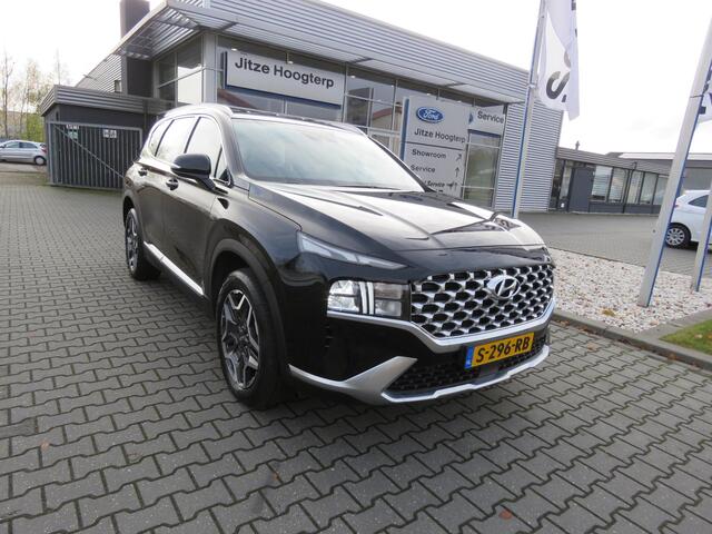 Hyundai SANTA FE 1.6 T-GDI PHEV 7 PERSOONS PREMIUM ,NAVI,LEER,CAMERA,STOELVERWARMING EN VENTILATIE. 52878 KM.