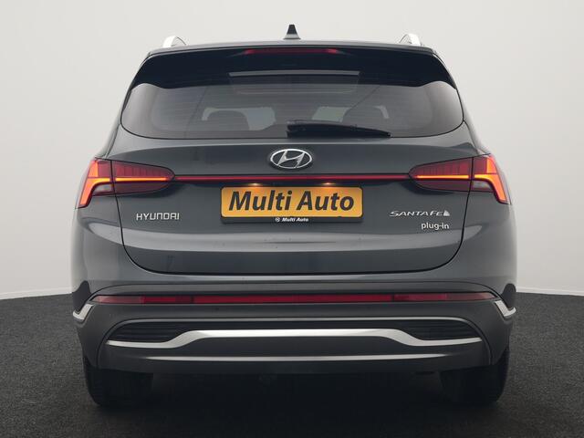 Hyundai SANTA FE 1.6 T-GDI Comfort Smart Sky Plug In Hybrid 266pk Dealer O.H. PHEV | Trekhaak Afn. | Panodak | Adaptive Cruise | Camera | Krell Audio | Lederen Sportstoelen Verwarmd | Apple Carplay | Keyless | Blis | Stuur Verwarmd | Navigatie | DAB |