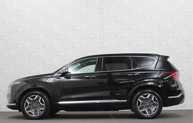 Hyundai SANTA FE 1.6 T-GDI PHEV Premium Plus Sky | Panorama | 360 Camera | ACC | 100% SOH | Krell-Sound | Head-Up | Stoelventilatie | Leder | Memory | Keyless-Entry | Stoelverwarming V+A | Stuurwielverwarming | Alcantara Hemel | Dodehoek | Lane Assist | Full-LED | 19 inch