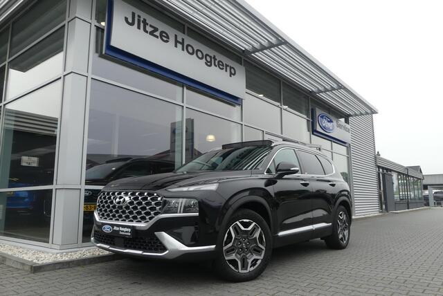 Hyundai SANTA FE 1.6 T-GDI PHEV Premium Sky 7p. WEGKL. TREKHAAK (1.350KG), PANO, HUD, 360° CAMERA, MEMORY, WINTER PACK, ADAPT. CRUISE, CLIMA, NAVI, PDC V&A, APPLE CARPLAY/ANDROID AUTO, BLIS, KEYLESS, KRELL, ELEKT. ACHTERKLEP, ELEKT. PASSAGIERSSTOEL, 90.905KM