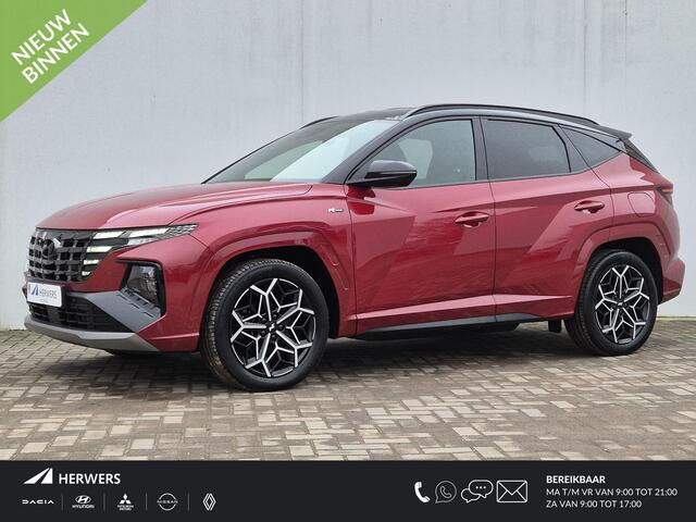 Hyundai TUCSON 1.6 T-GDI PHEV plug-in N Line 4WD Automaat / dealer Onderhouden / Apple Carplay Android Auto / Adaptief cruise control / Elektrische bedienbare achterklep / Trekgewicht 1350 Kg /