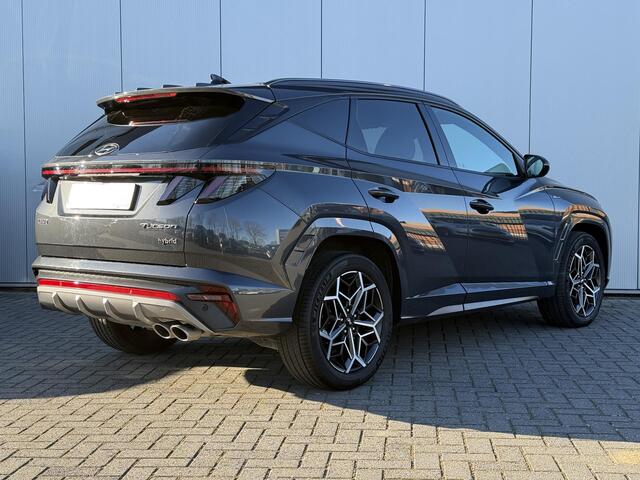 Hyundai TUCSON 1.6 T-GDI HEV N Line 230pk / 1650kg Trekgewicht / Stoelverwarming / Achteruitrijcamera / 19 Inch / LED / Parkeersensoren Voor + Achter / Climate Control /