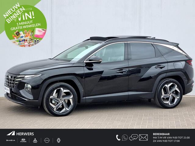 Hyundai TUCSON 1.6 T-GDI PHEV Premium Sky 4WD Automaat / Schuif-/Kanteldak / 1350KG Trekgewicht / Lederen Bekleding / Rondomzicht Camera