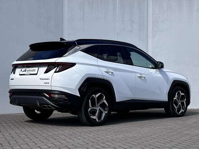 Hyundai TUCSON 1.6 T-GDI HEV 230pk Premium / Afn. Trekhaak 1650kg / Dealer onderhouden / Stoelventilatie, stuur-, stoel- en achterbankverwarming / Navi / Apple Carplay Android / 19" LM / Cam 360° /