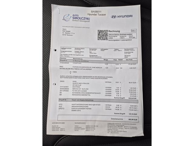 Hyundai TUCSON 1.6 T-GDI 265 PHEV Plug-in Premium 4WD Automaat / Apple Carplay Android Auto / Stuur- en Stoelverwarming / Rondomzicht camera / Stoelventilatie voor / Elektrische achterklep / Adaptief cruise control /