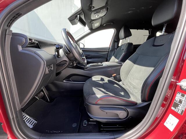 Hyundai TUCSON 1.6 T-GDI PHEV N Line 4WD Automaat / Dealer Onderhouden / Achteruitrij Camera / Stuur- en Stoelverwarming / Apple Carplay & Android Auto / Keyless Entry & Start / Navigatie full map / Adaptieve cruise control / Elektrische achterklep / Ski-luik / Krell S