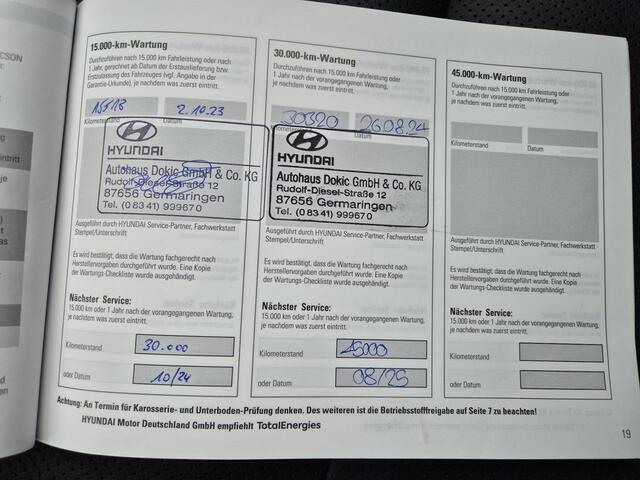 Hyundai TUCSON 1.6 T-GDI HEV 230 pk Premium Sky Automaat / 1650kg Trekgewicht / Glazen schuif- en kanteldak / Stuur- en Stoelverwarming / Adaptief cruise control / Stoelventilatie voor / Rondomzicht camera / Elektrische bedienbare achterklep /