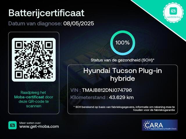 Hyundai TUCSON 1.6 T-GDI PHEV N Line Sky 4WD Automaat / 1350KG Trekgewicht / Schuif-/Kanteldak / Rondomzicht Camera / Cruise Control Adaptief / Elektrische Achterklep