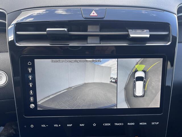 Hyundai TUCSON 1.6 T-GDI PHEV Premium 4WD 265pk automaat / Weinig km / Dealer onderhouden / Accu SoH 100% / Trekgewicht 1.350 kg / Adaptief CC / Lederen Bekleding / 19" LMV / Stuur- en Stoelverwarming / Camera 360° / Stoelventilatie /