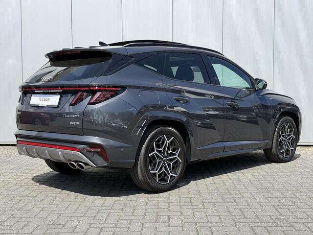 Hyundai TUCSON 1.6 T-GDI PHEV N Line Sky 4WD / Rondomzicht camera / Apple Carplay Android Auto / Adaptief cruise control / Trekgewicht 1350 Kg / Stuur- en Stoelverwarming / Elektrisch bedienbare stoelen - achterklep /
