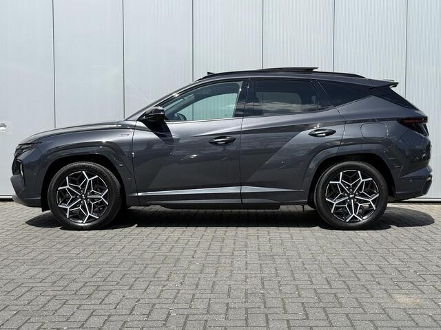 Hyundai TUCSON 1.6 T-GDI PHEV N Line Sky 4WD / Rondomzicht camera / Apple Carplay Android Auto / Adaptief cruise control / Trekgewicht 1350 Kg / Stuur- en Stoelverwarming / Elektrisch bedienbare stoelen - achterklep /