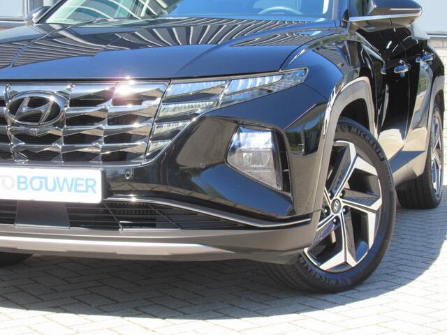 Hyundai TUCSON 1.6 T-GDI 230 PK HEV Premium 1e eigen | dealer onderh | Leder | tr.haak | 1650 KG tr. gewicht