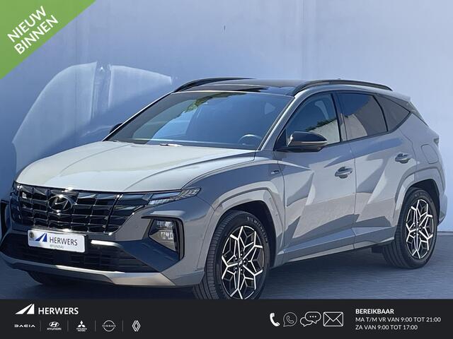 Hyundai TUCSON 1.6 T-GDI PHEV N Line Sky 4WD / Rondomzicht camera / Apple Carplay Android Auto / Adaptief cruise control / Trekgewicht 1350 Kg / Stuur- en Stoelverwarming / Elektrisch bedienbare stoelen - achterklep /