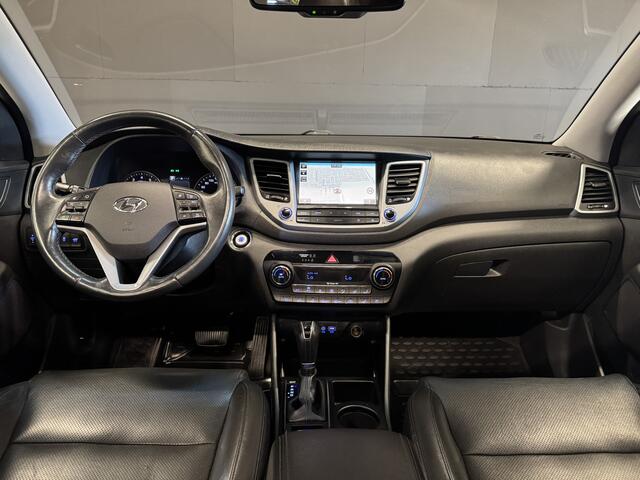Hyundai TUCSON 1.6 T-GDi Premium 4WD 177PK Automaat | Panoramadak | Leder | Camera | Trekhaak | Stoelverwarming/koeling
