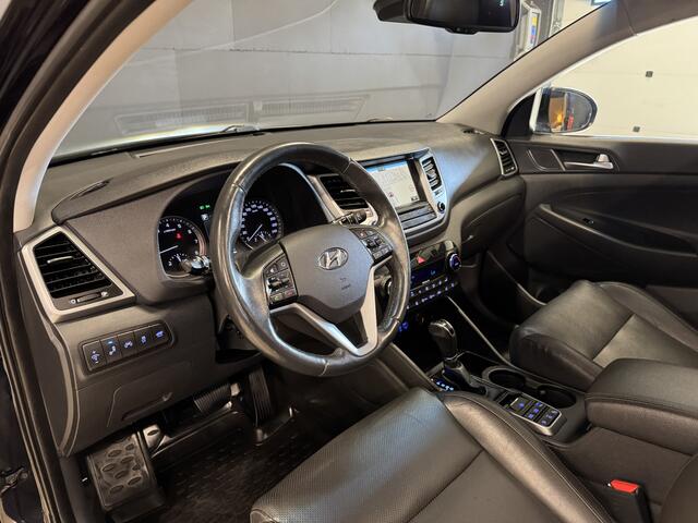 Hyundai TUCSON 1.6 T-GDi Premium 4WD 177PK Automaat | Panoramadak | Leder | Camera | Trekhaak | Stoelverwarming/koeling