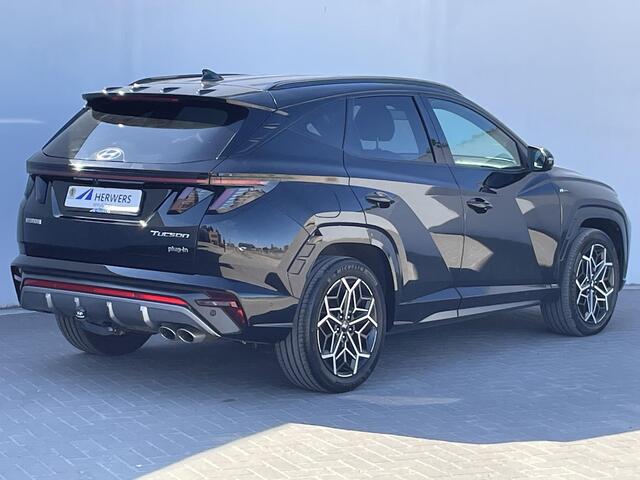 Hyundai TUCSON 1.6 T-GDI PHEV N Line 4WD / Rondomzicht camera / Apple Carplay Android Auto / Adaptief cruise control / Trekgewicht 1350 Kg / Stoelventilatie / Stuur- en Stoelverwarming / Elektrisch bedienbare stoelen - achterklep /