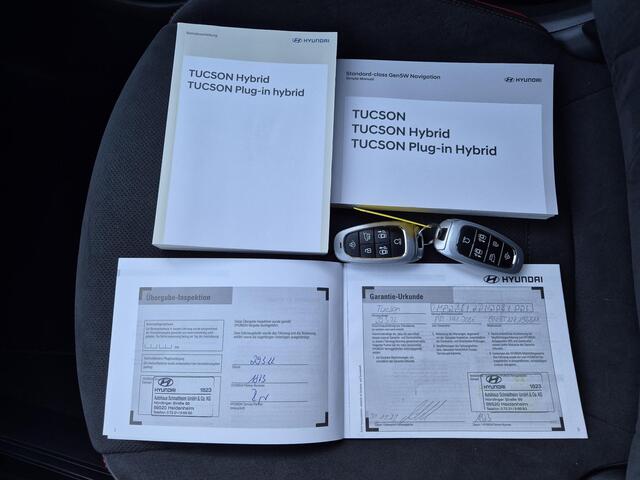 Hyundai TUCSON 1.6 T-GDI PHEV Plug-in N Line Sky 4WD Automaat / Rondomzicht camera / Apple Carplay Android Auto / Trekhaak Afneembaar / Trekgewicht 1350 Kg / Stoelventilatie / Stuur- en Stoelverwarming / Elektrisch bedienbare stoelen - achterklep /