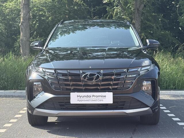 Hyundai TUCSON 1.6 T-GDI 230PK HEV N Line | 1650 kg trekvermogen | Geïntegreerde navigatiesysteem | Stoelverwarming | Android Auto & Apple Carplay | 19'' Lichtmetalen velgen |