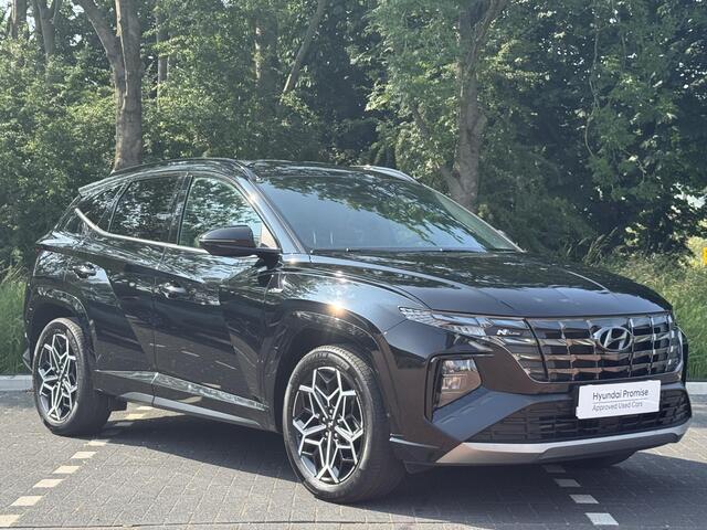 Hyundai TUCSON 1.6 T-GDI 230PK HEV N Line | 1650 kg trekvermogen | Geïntegreerde navigatiesysteem | Stoelverwarming | Android Auto & Apple Carplay | 19'' Lichtmetalen velgen |