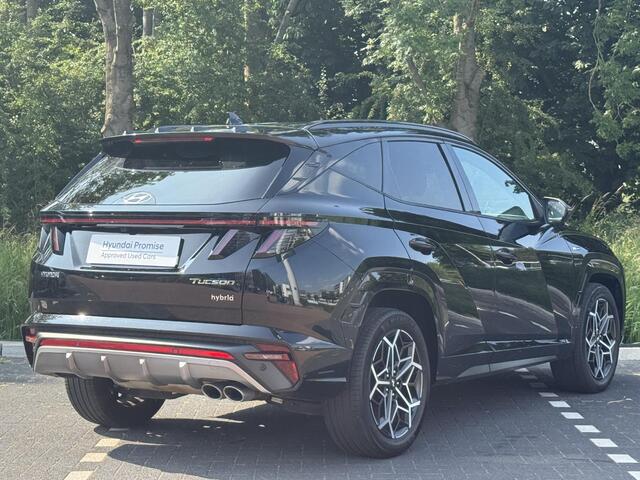 Hyundai TUCSON 1.6 T-GDI 230PK HEV N Line | 1650 kg trekvermogen | Geïntegreerde navigatiesysteem | Stoelverwarming | Android Auto & Apple Carplay | 19'' Lichtmetalen velgen |