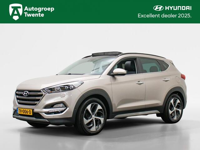 Hyundai TUCSON 1.6 T-GDi Premium 4WD AUTOMAAT | Panodak | 4x Stoelverwarming