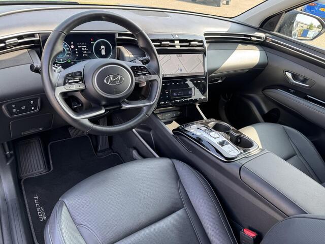 Hyundai TUCSON 1.6 T-GDI PHEV Premium 4WD | Vol-Leder | Digitaal Instrumentenpaneel | Adapt. Cruise Control | Apple Carplay/Android Auto | Stoelverwarming | Dodehoek Detectie | 360° Camera | Rijklaarprijs!