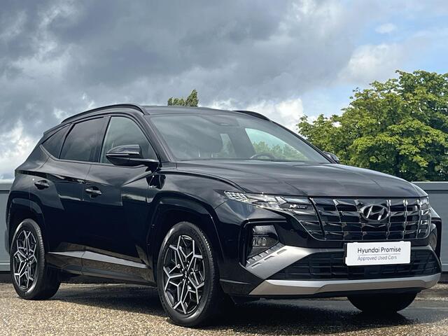 Hyundai TUCSON 1.6 T-GDI HEV 230 PK N Line | 1650 kg trekvermogen | Geïntegreerde navigatiesysteem | Stoelverwarming | Android Auto & Apple Carplay | 19'' Lichtmetalen velgen |