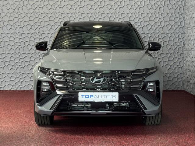 Hyundai TUCSON NIEUWE AUTO 1.6 T-GDI PHEV 252PK 4WD N-LINE SKY PANO. 360.CAMERA ELEK.KLEP ELEK.STOEL/GEHEUG.VERWARMD SUBWFR 19''LMV ZWARTE HEMEL HEADUP STOELKOELING STUURVERW. PLUG IN HYBRIDE - 5 JAAR GARANTIE 4X4
