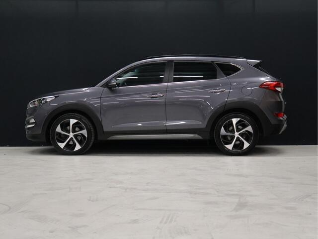 Hyundai TUCSON 1.6 T-GDi Comfort 4WD [SCHUIFKANTELDAK, VOL LEDER, CAMERA, STOELVENTILATIE + VERWARMING, CLIMATE, NAVIGATIE, NIEUWSTAAT]